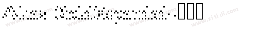 Alias BoldExpanded字体转换